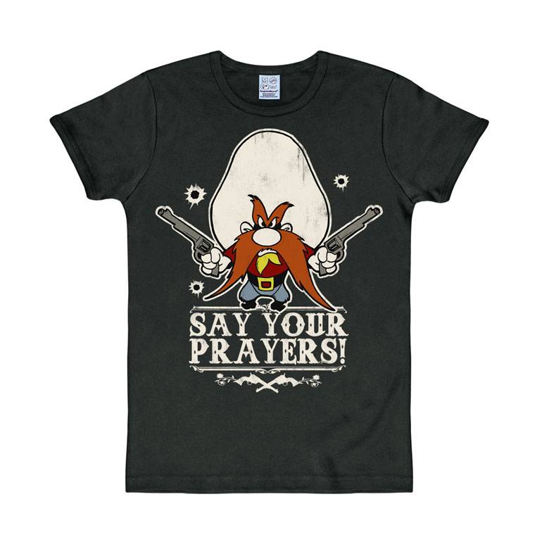 Logoshirt Looney Tunes - Yosemite Sam - Say Your Prayers - T-Shirt Print - Herren Weihnachtsangebot