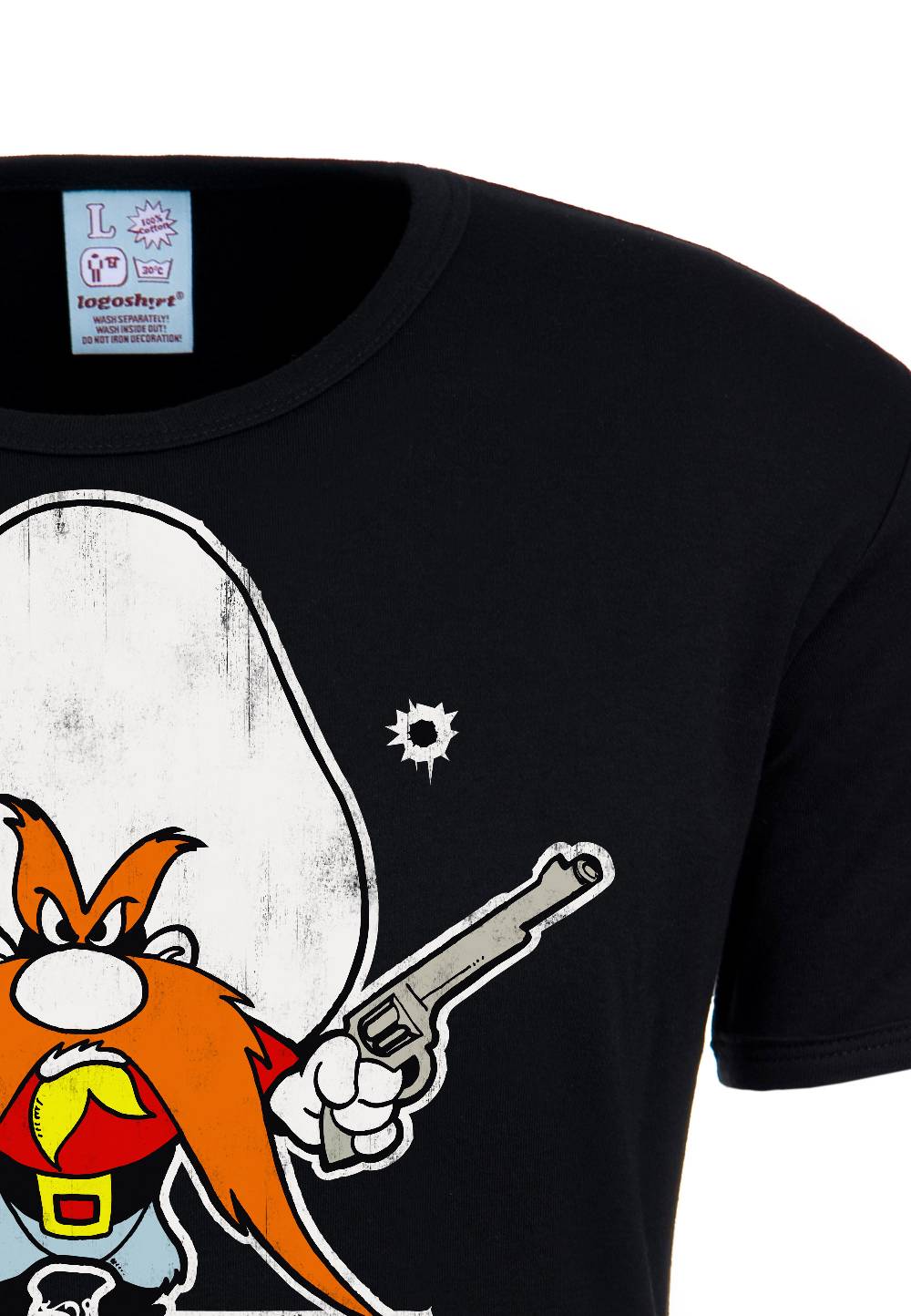 Logoshirt Looney Tunes - Yosemite Sam - Say Your Prayers - T-Shirt Print - Herren Weihnachtsangebot