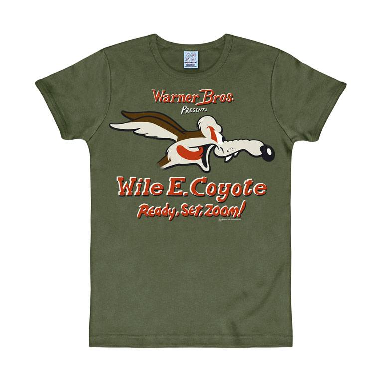 Logoshirt Looney Tunes - Wile E. Coyote - Ready, Set, Zoom! - T-Shirt Print - Herren Osterangebot