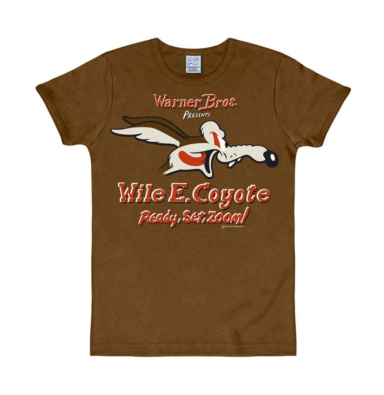 Logoshirt Looney Tunes - Wile E. Coyote - Ready, Set, Zoom! - T-Shirt Print - Herren Osterangebot