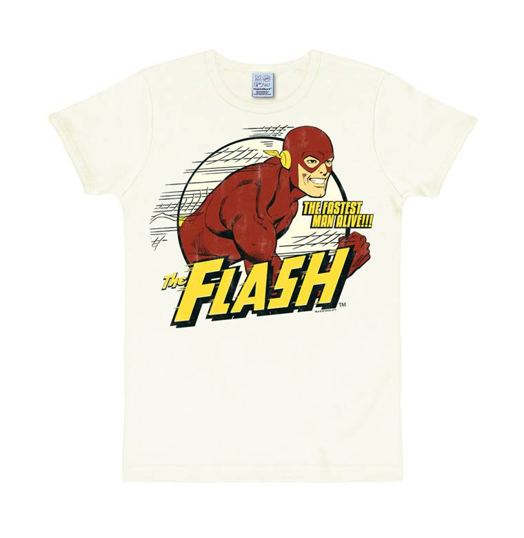 Logoshirt The Flash - The Fastest Man Alive - DC Comics - T-Shirt Print - Herren Lagerräumung