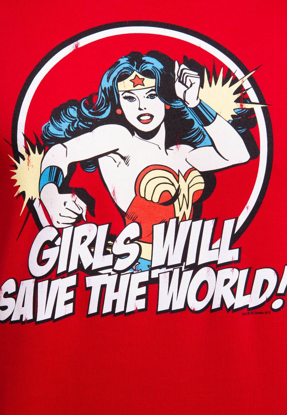 Logoshirt Wonder Woman - Girls Will Save The World - DC Comics - T-Shirt Print - Herren Top Angebot