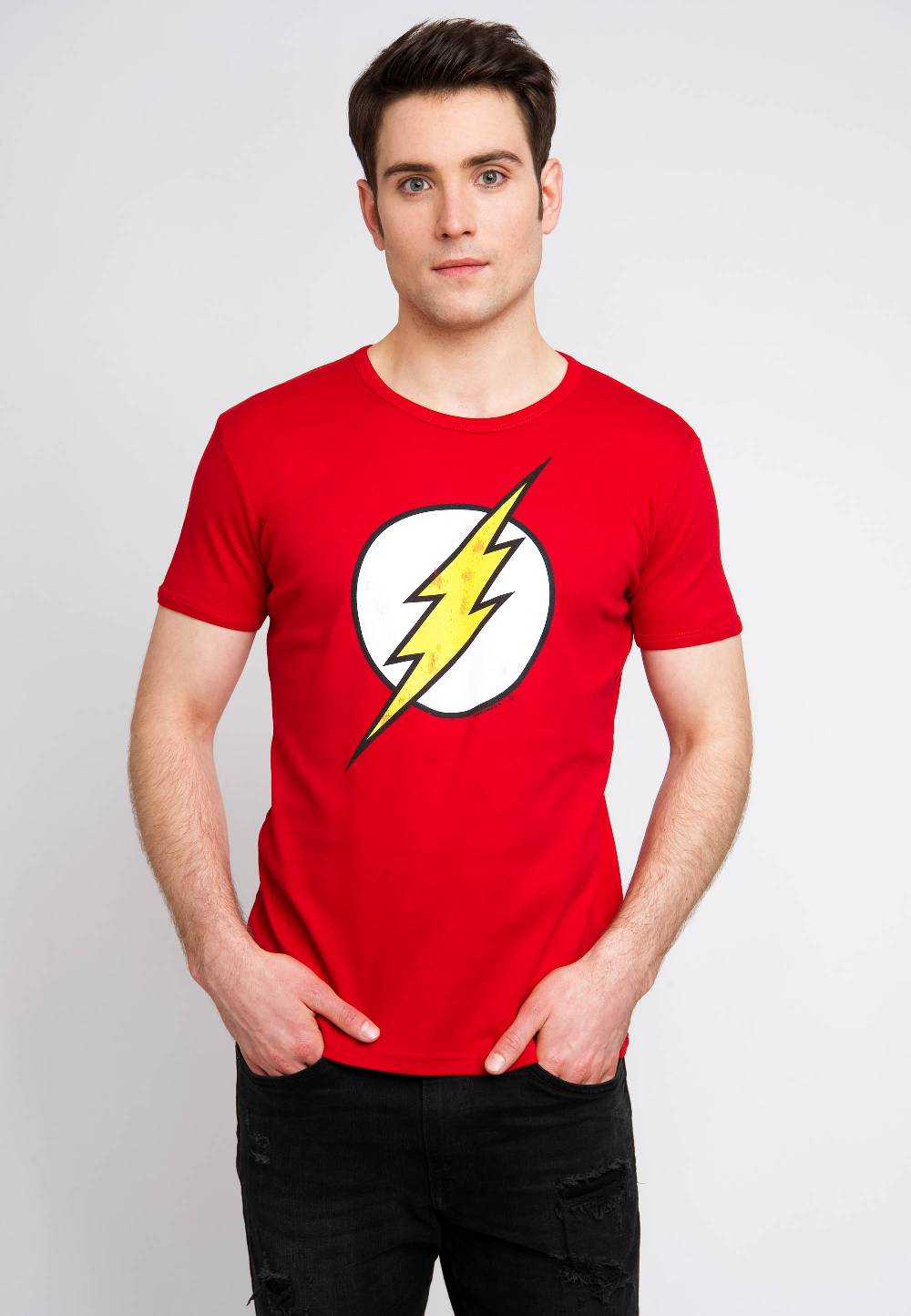 Logoshirt Flash Logo - DC Comics - T-Shirt Print - Herren Online Outlet