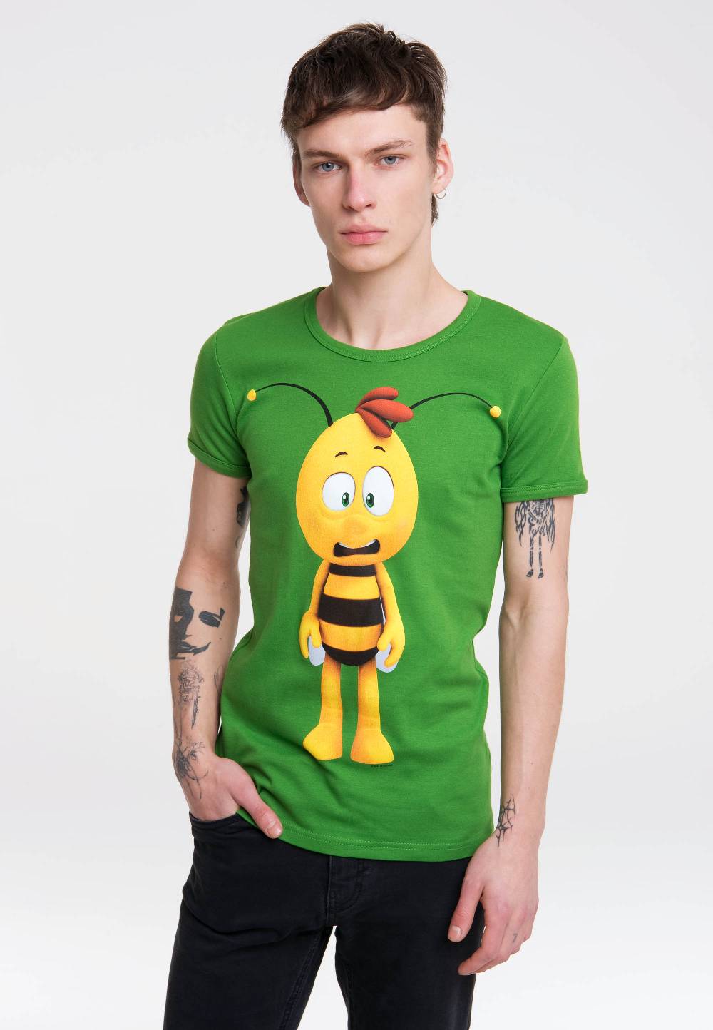 Logoshirt Biene Maja - Willi 3D - T-Shirt Print - Herren Exklusive Angebote