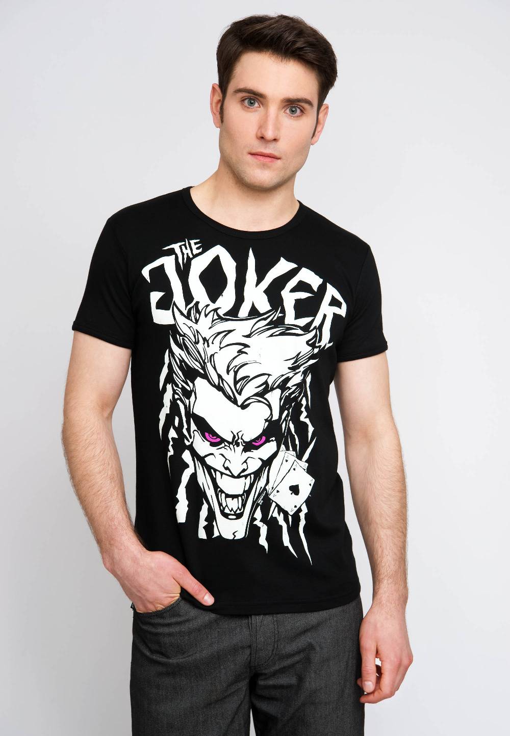 Logoshirt Batman - The Joker - Aces - DC Comics - T-Shirt Print - Herren Riesige Ersparnisse