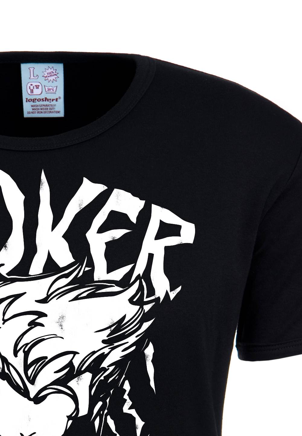 Logoshirt Batman - The Joker - Aces - DC Comics - T-Shirt Print - Herren Riesige Ersparnisse