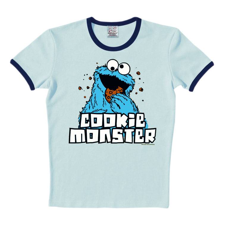 Logoshirt Sesamstrasse - Krümelmonster - T-Shirt Print - Herren Begrenzte Freigabe