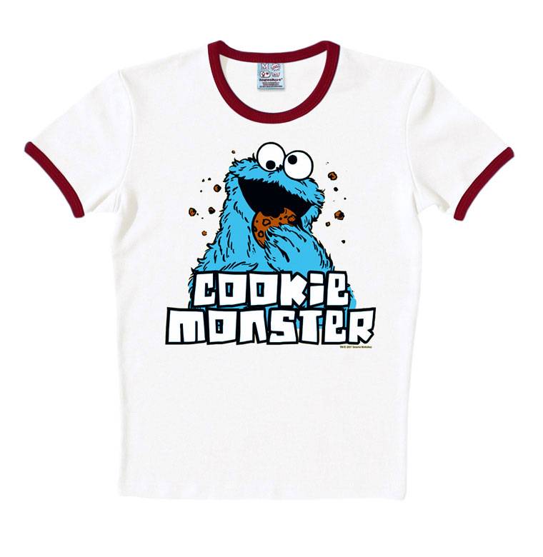 Logoshirt Sesamstrasse - Krümelmonster - T-Shirt Print - Herren Begrenzte Freigabe