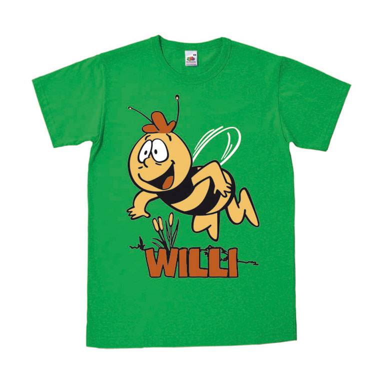 Logoshirt Die Biene Maja - Willi - Fliegend - T-Shirt Print Letzter Tag
