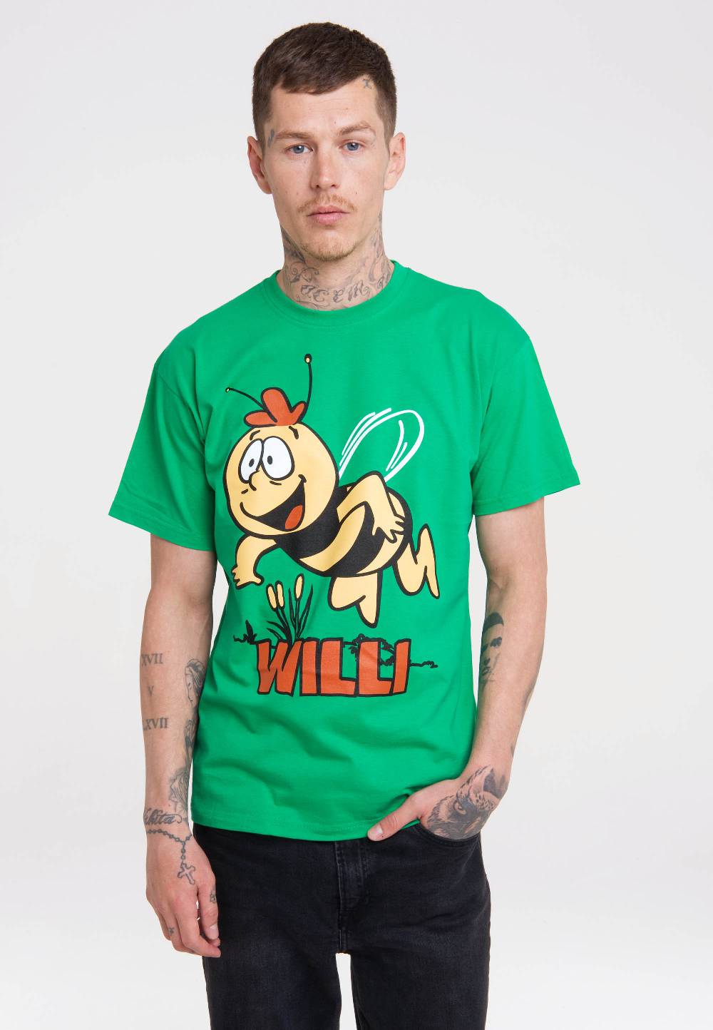 Logoshirt Die Biene Maja - Willi - Fliegend - T-Shirt Print Letzter Tag