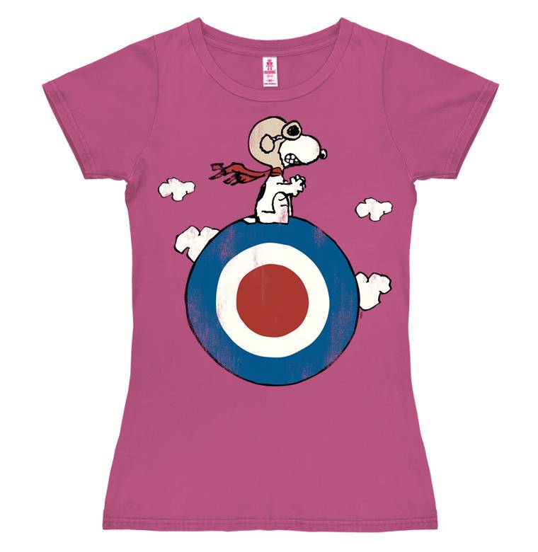 Logoshirt Peanuts - Snoopy - Pilot - Target - T-Shirt Print - Damen Bis zu 60% Rabatt