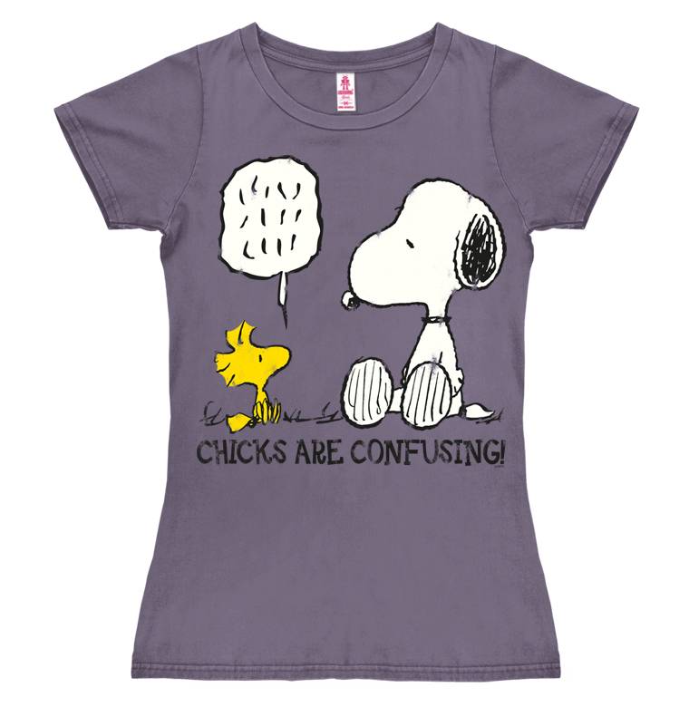 Logoshirt Peanuts - Snoopy - Chicks Are Confusing - T-Shirt Print - Damen Bis zu 55% Rabatt