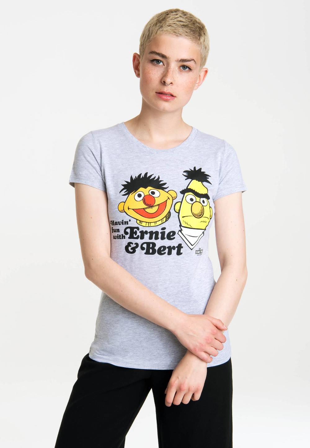 Logoshirt Sesamstrasse - Ernie & Bert - Havin' Fun - T-Shirt Print - Damen Discount Store für neue Produkte