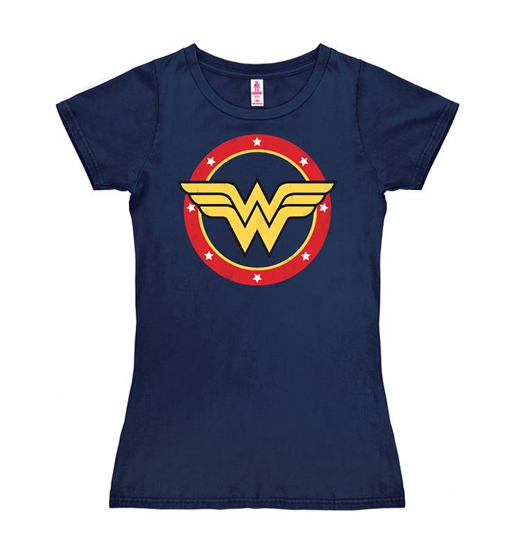 Logoshirt Wonder Woman Logo - Circle - DC Comics - T-Shirt Print - Damen Nur noch ein Tag übrig