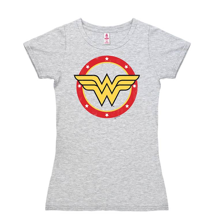 Logoshirt Wonder Woman Logo - Circle - DC Comics - T-Shirt Print - Damen Nur noch ein Tag übrig