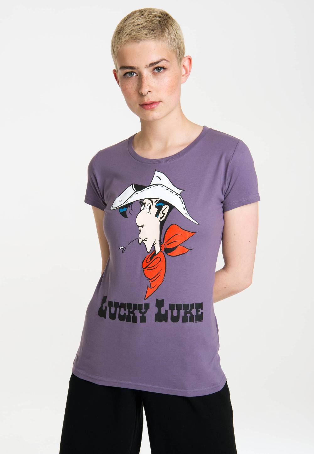 Logoshirt Lucky Luke - Portrait - T-Shirt Print - Damen Online