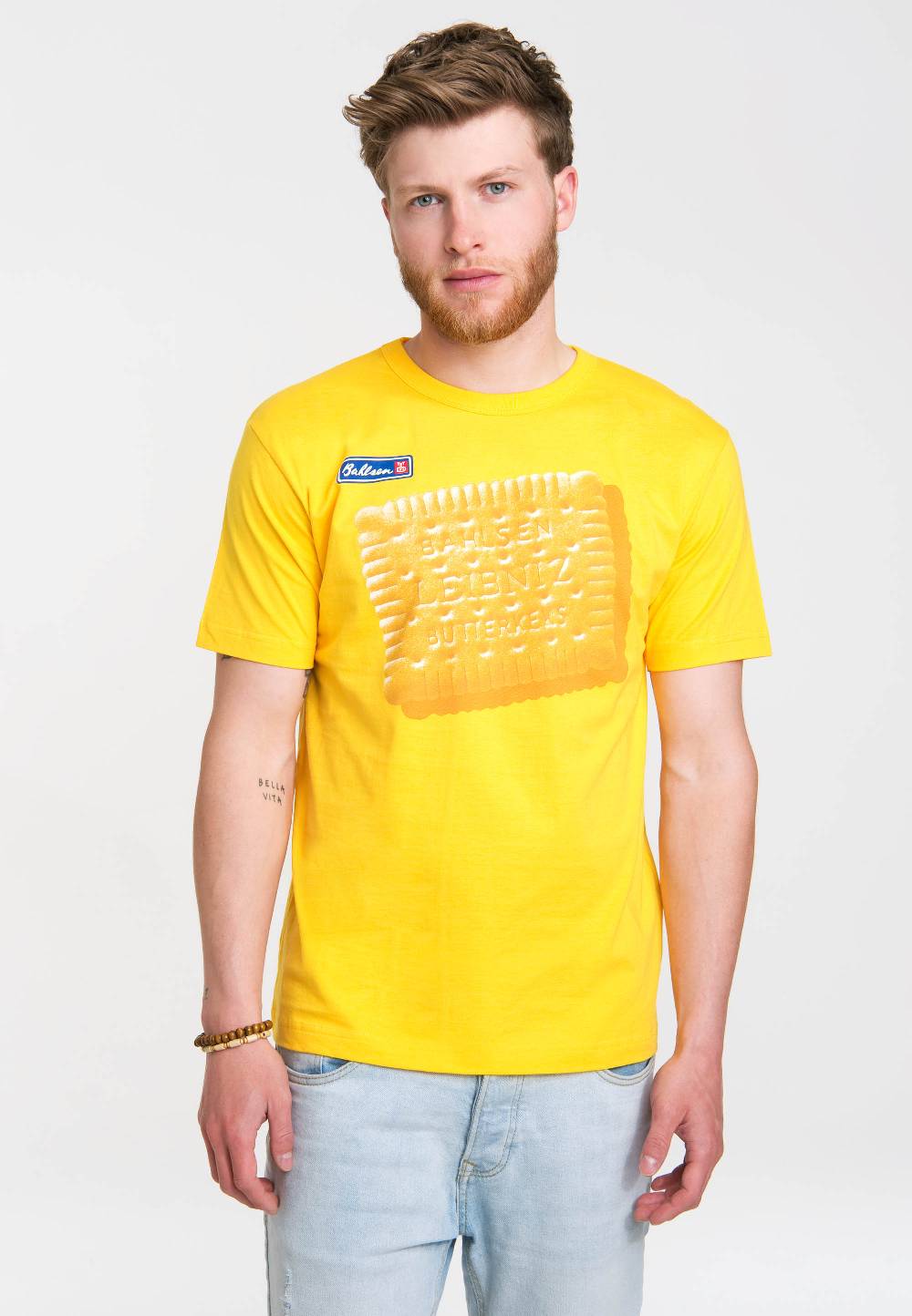 Logoshirt Leibniz - Keks - Logo - T-Shirt Print - Herren Schlussverkauf