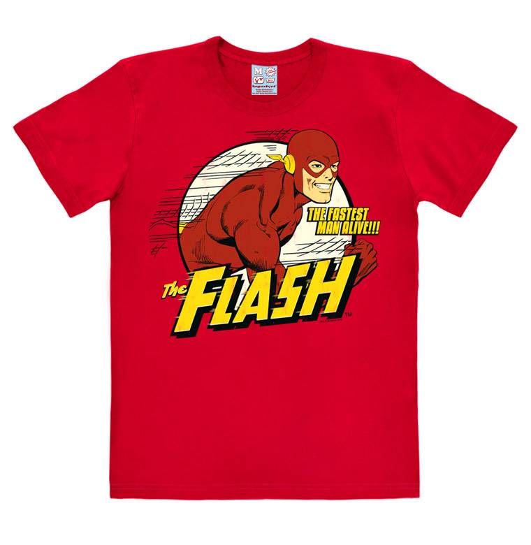Logoshirt Flash - The Fastest Man Alive - DC Comics - T-Shirt Print - Herren Rabatt