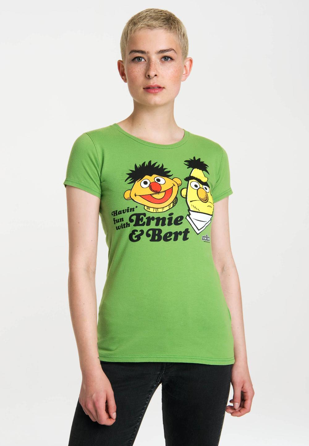 Logoshirt Ernie & Bert - Havin' Fun - Vintage - T-Shirt Print - Damen Online Shopping