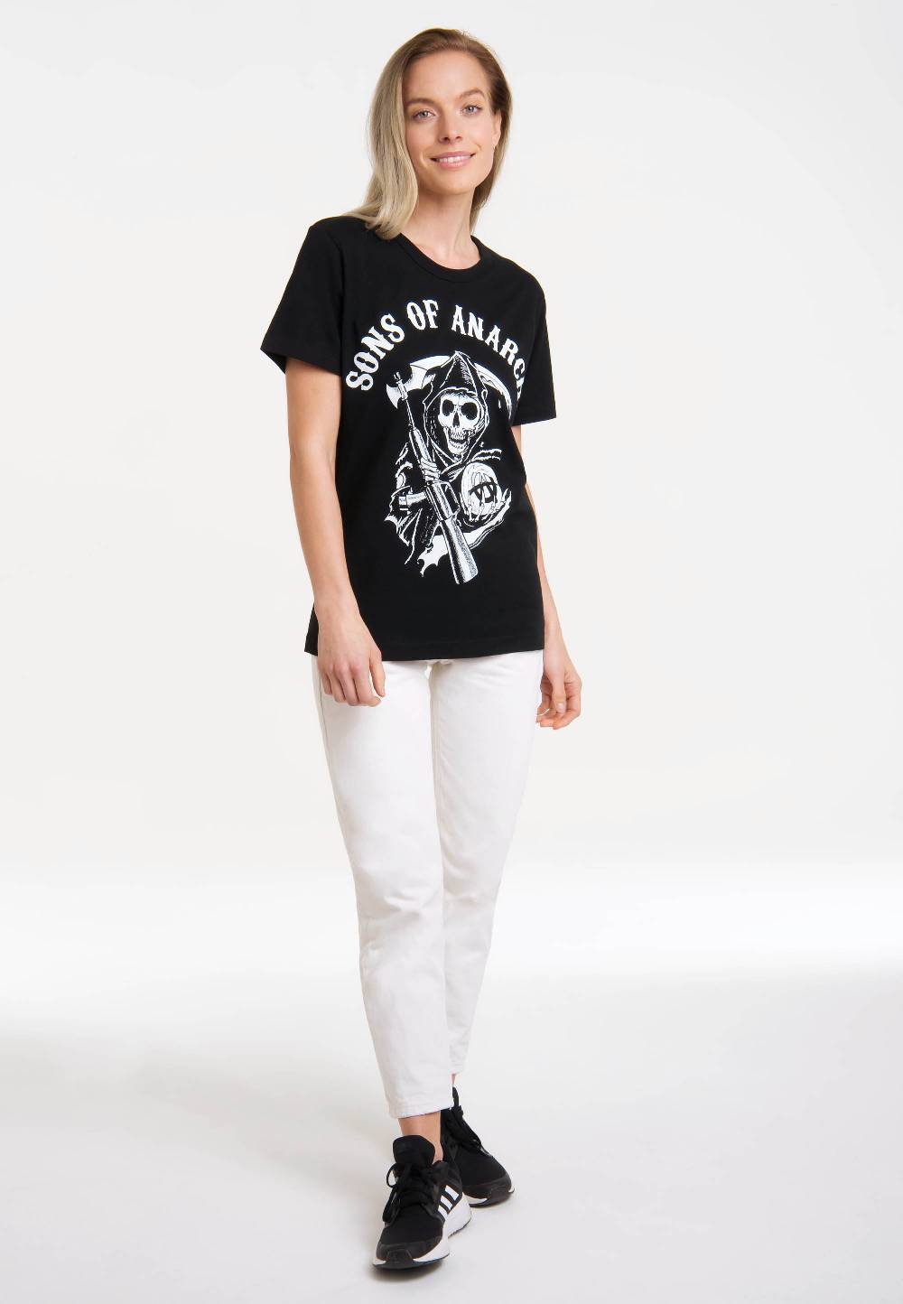 Logoshirt Sons of Anarchy - Logo - T-Shirt Print - Damen Exklusivangebot