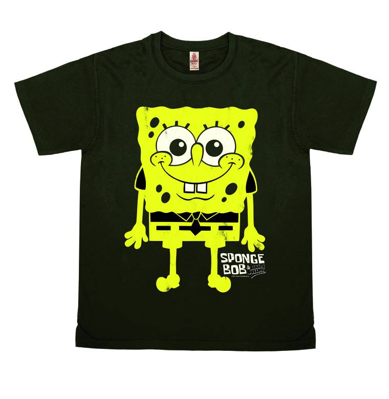 Logoshirt Spongebob - Ich Bin Bereit, Ich Bin Bereit - T-Shirt Vintage - Print - Herren Preisnachlass