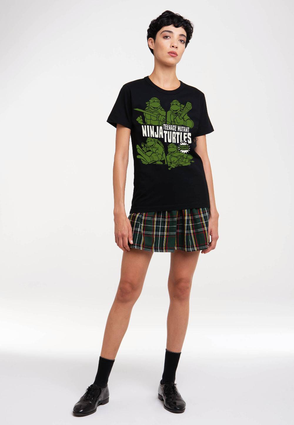 Logoshirt Ninja Turtles - Turtle Power - T-Shirt Print - Damen Saisonschlussverkauf