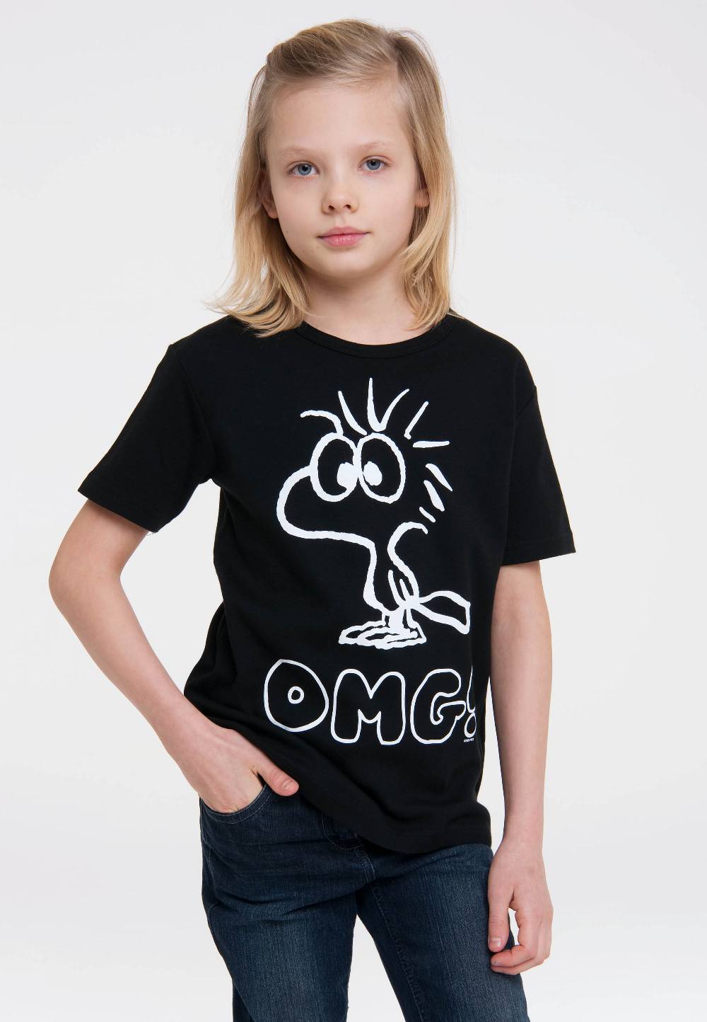 Logoshirt Peanuts - Woodstock - OMG - T-Shirt Print - Kinder Cyber Monday