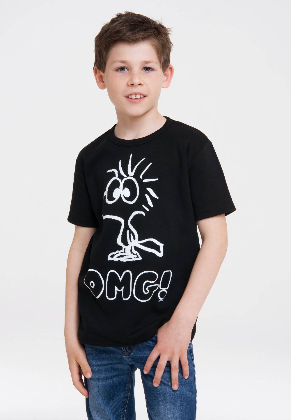 Logoshirt Peanuts - Woodstock - OMG - T-Shirt Print - Kinder Cyber Monday