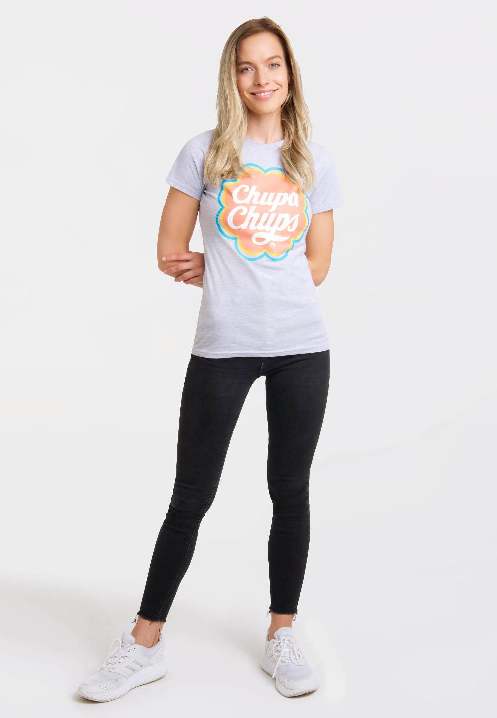 Logoshirt Chupa Chups - Logo - T-Shirt Print - Damen Valentinstagsangebot