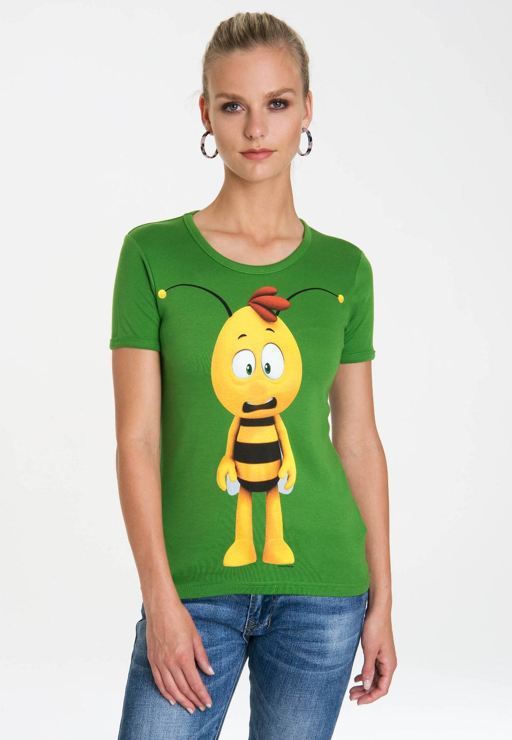 Logoshirt Biene Maja - Willi 3D - T-Shirt Print - Damen Jubiläumsangebot