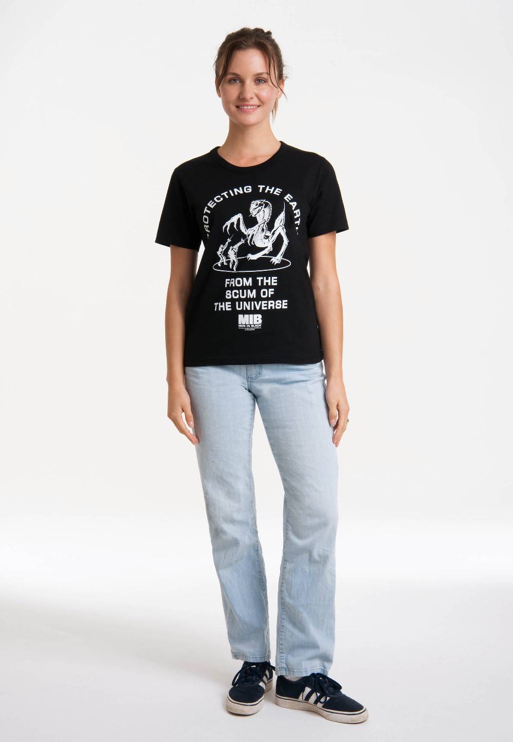 Logoshirt Men In Black - Protecting the Earth - T-Shirt Print - Damen Online Outlet