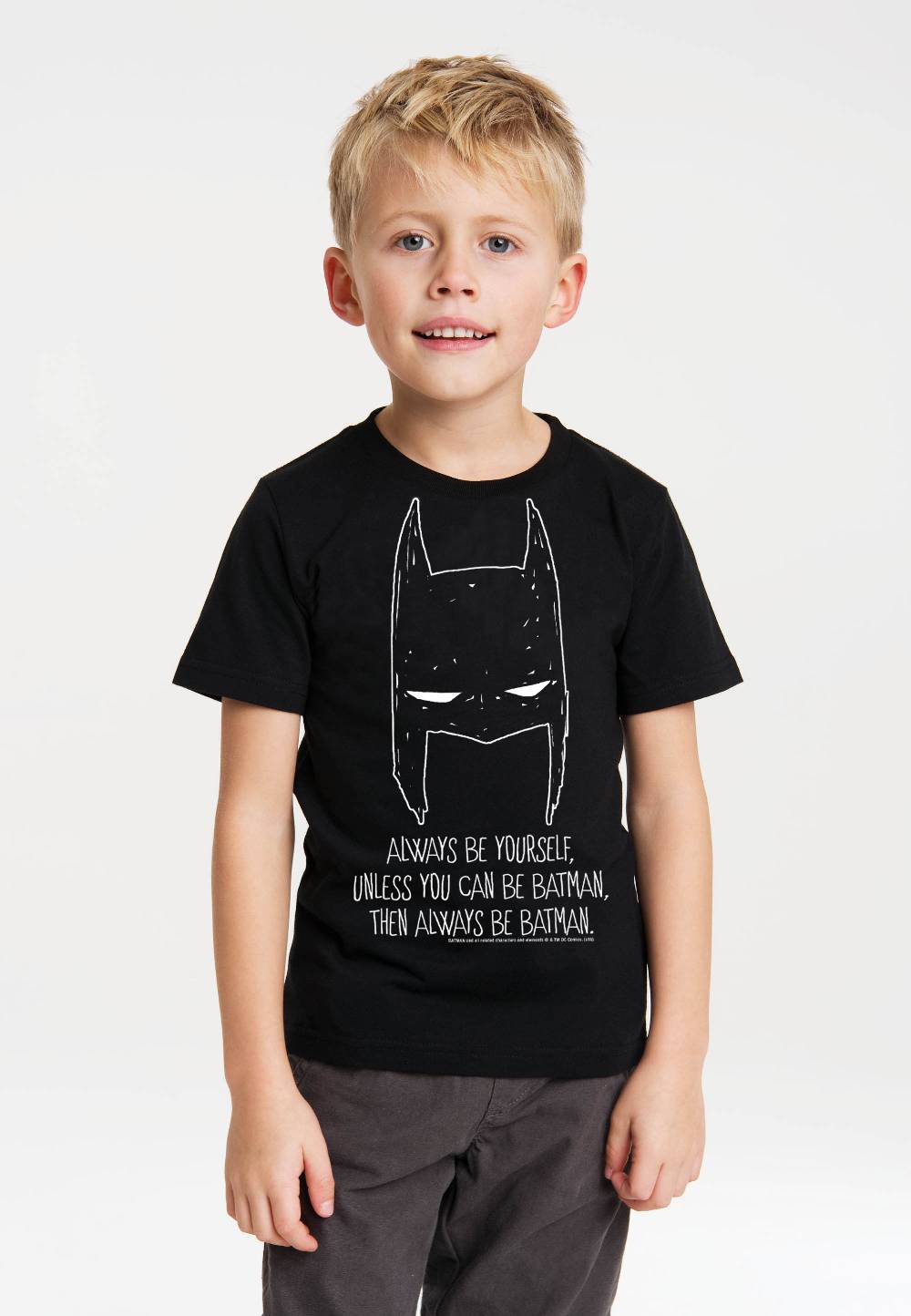 Logoshirt Batman - Always Be Yourself - DC Comics - Bio - T-Shirt Print - Kinder Exklusive Angebote