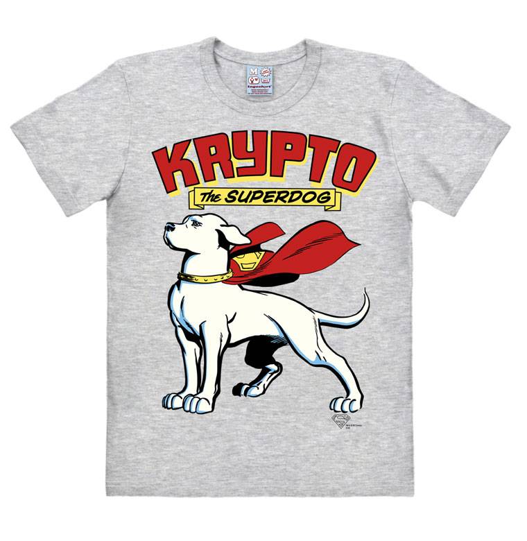 Logoshirt Superman - Krypto - The Superdog - DC Comics - T-Shirt Print - Herren Riesige Ersparnisse