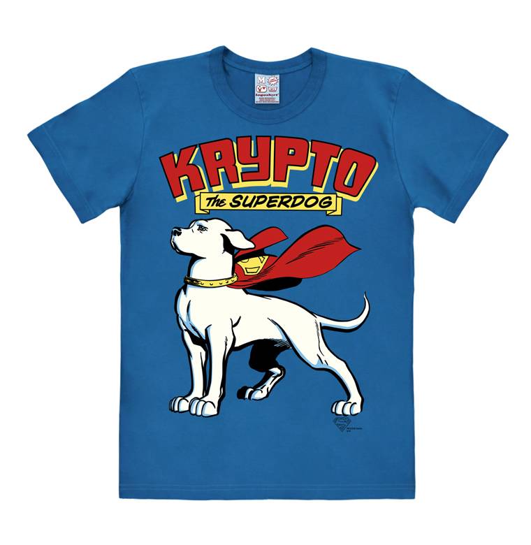 Logoshirt Superman - Krypto - The Superdog - DC Comics - T-Shirt Print - Herren Riesige Ersparnisse