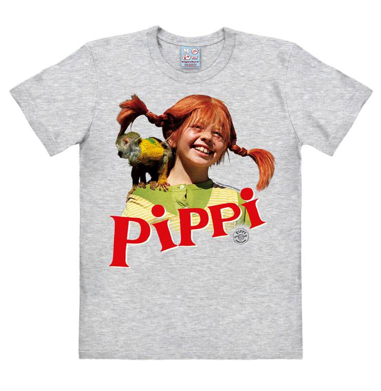 Logoshirt Pippi Langstrumpf & Herr Nilsson - T-Shirt Print - Herren Neueste Stile