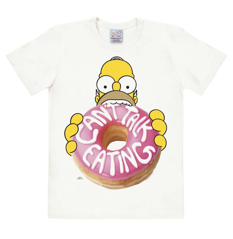 Logoshirt Homer Simpson - Donut - The Simpsons - Easyfit - T-Shirt Zeitbegrenzte Promotion