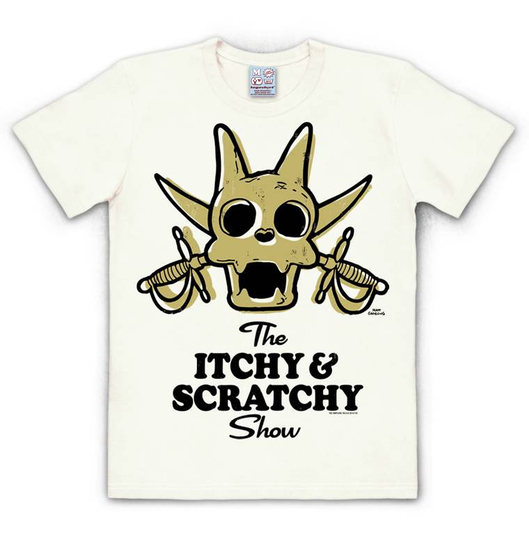 Logoshirt The Simpsons - Itchy & Scratchy Show - Scratchy - T-Shirt Print - Herren Vierteljährliche Förderung