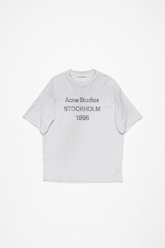 ﻿Acne Studios Logo-T-Shirt – lockere Passform Weihnachtsangebot