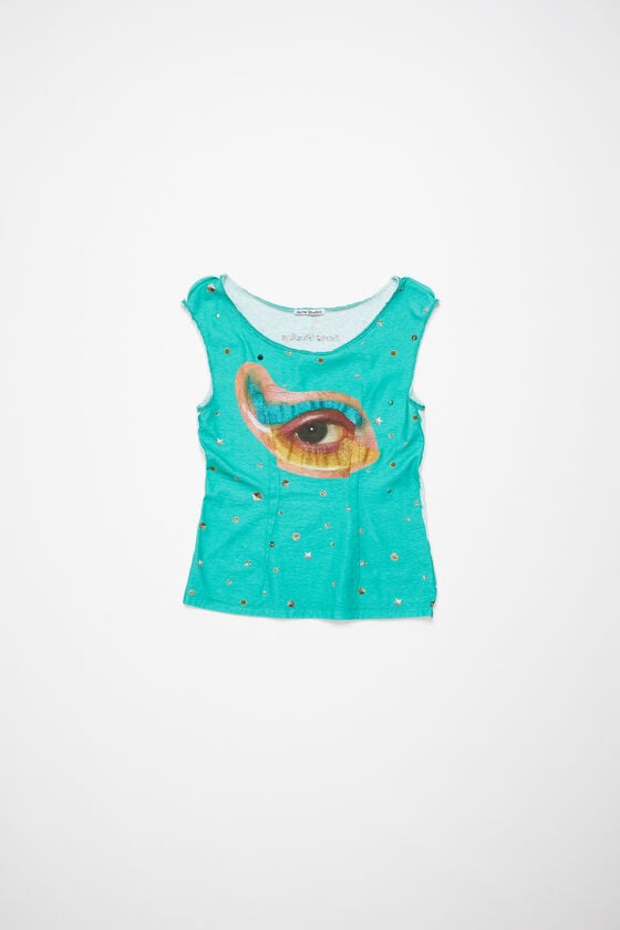 Acne Studios Bedrucktes Tanktop Heißer Verkauf