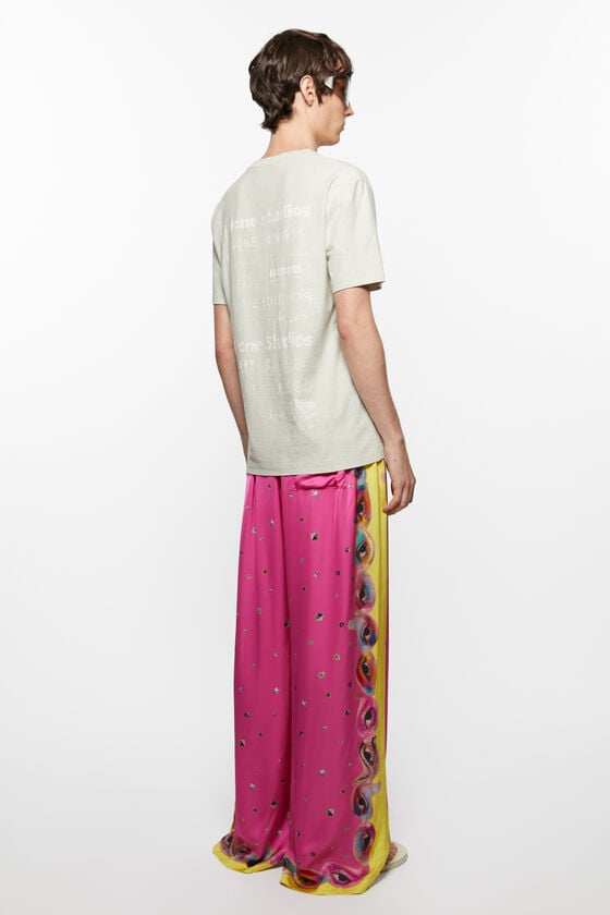 Acne Studios Logo-T-Shirt – lockere Passform Top Angebot
