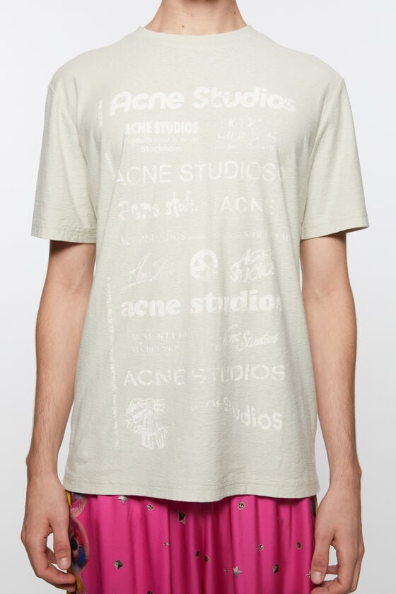 Acne Studios Logo-T-Shirt – lockere Passform Top Angebot