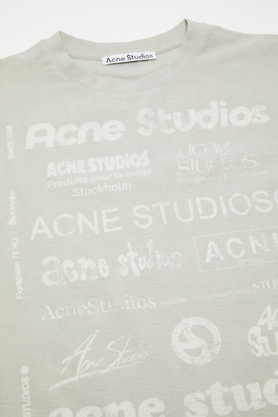 Acne Studios Logo-T-Shirt – lockere Passform Top Angebot