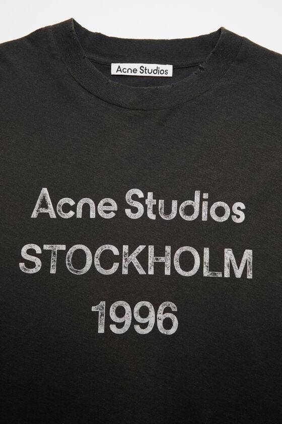 Acne Studios Logo-T-Shirt – lockere Passform Neueste Mode