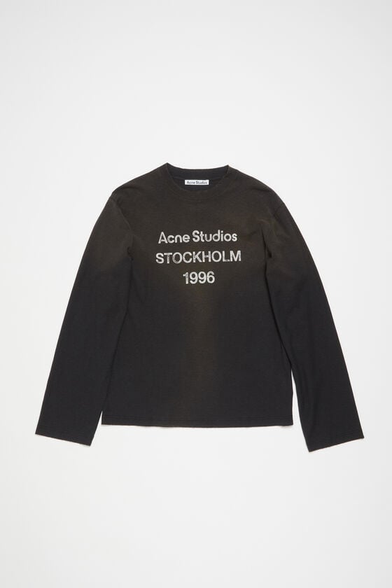 Acne Studios Logo-T-Shirt – lockere Passform Neueste Mode