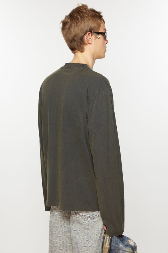 Acne Studios Logo-Langarm-T-Shirt Riesige Ersparnisse