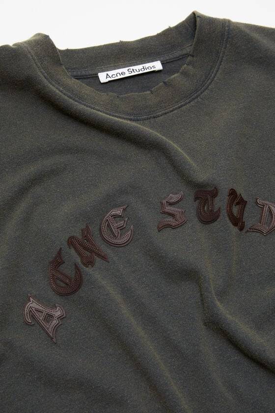 Acne Studios Logo-Langarm-T-Shirt Riesige Ersparnisse