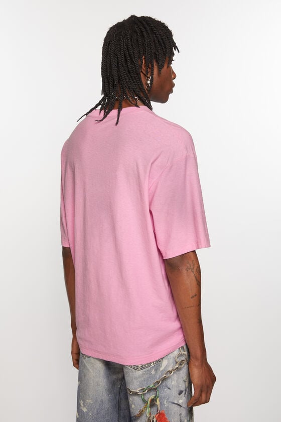 Acne Studios Logo-T-Shirt – lockere Passform Tiefpreis