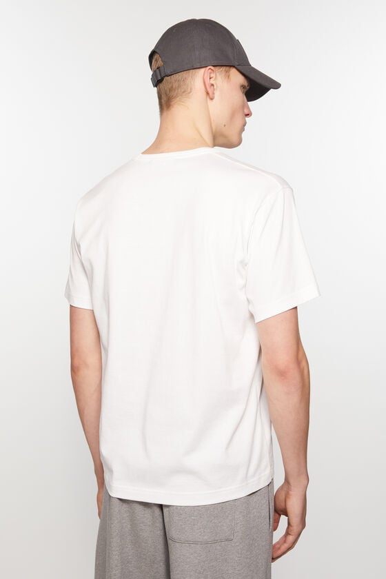 Acne Studios T-Shirt mit Rundhalsausschnitt - Normale Passform Unisex Letzte 2 Tage