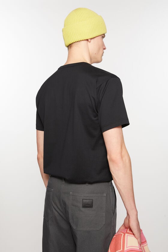 Acne Studios T-Shirt mit Rundhalsausschnitt - Normale Passform Unisex Bis zu 50% Rabatt