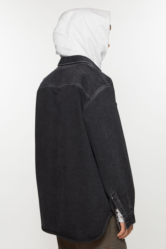 Acne Studios Jeanshemd mit Knopfleiste - Lockere Passform Riesige Rabatte